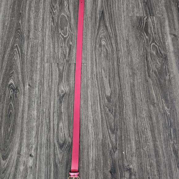 Pink Leather Belt - Picture 1 of 4